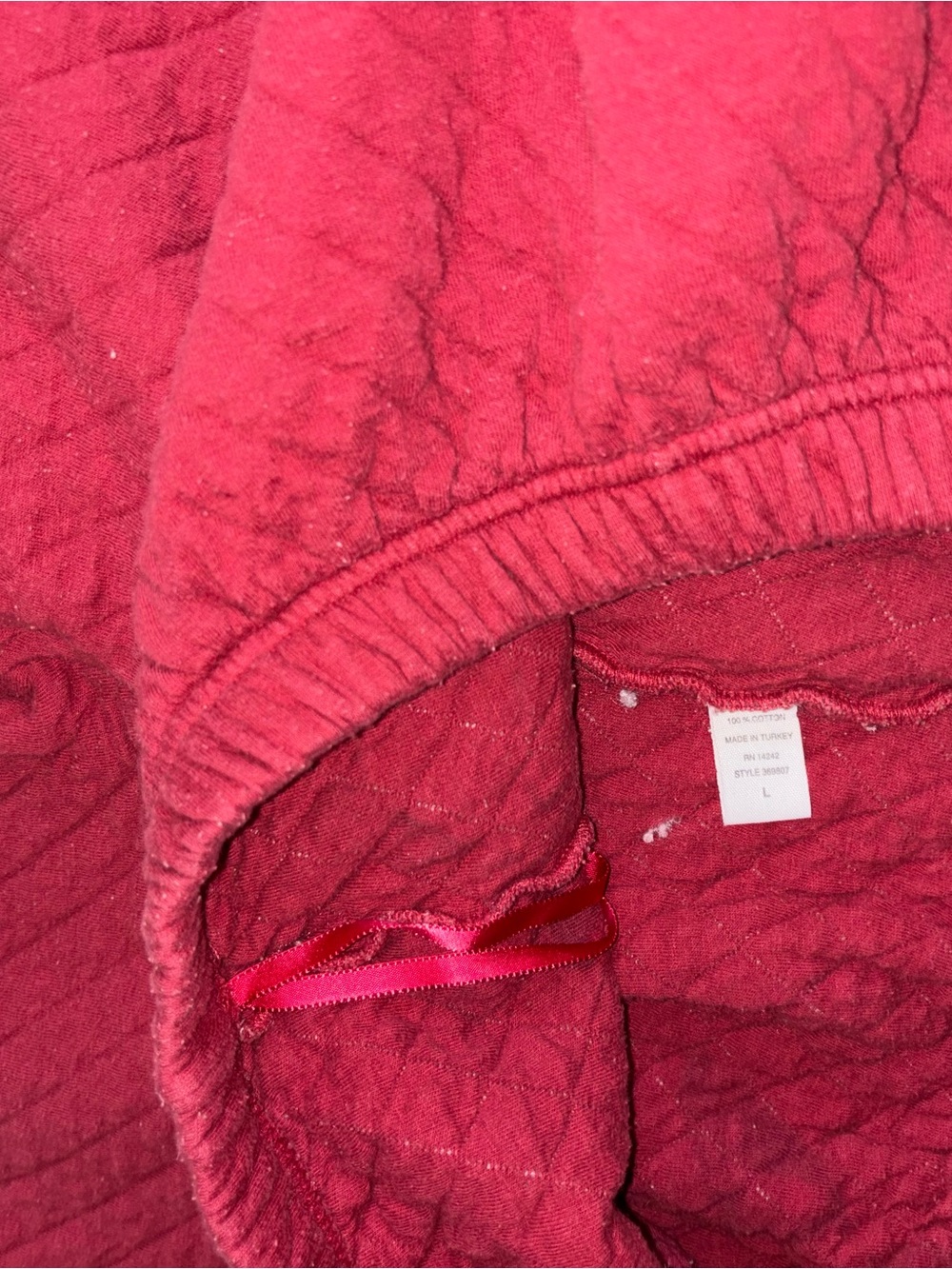 Dior Red Quilted Pants